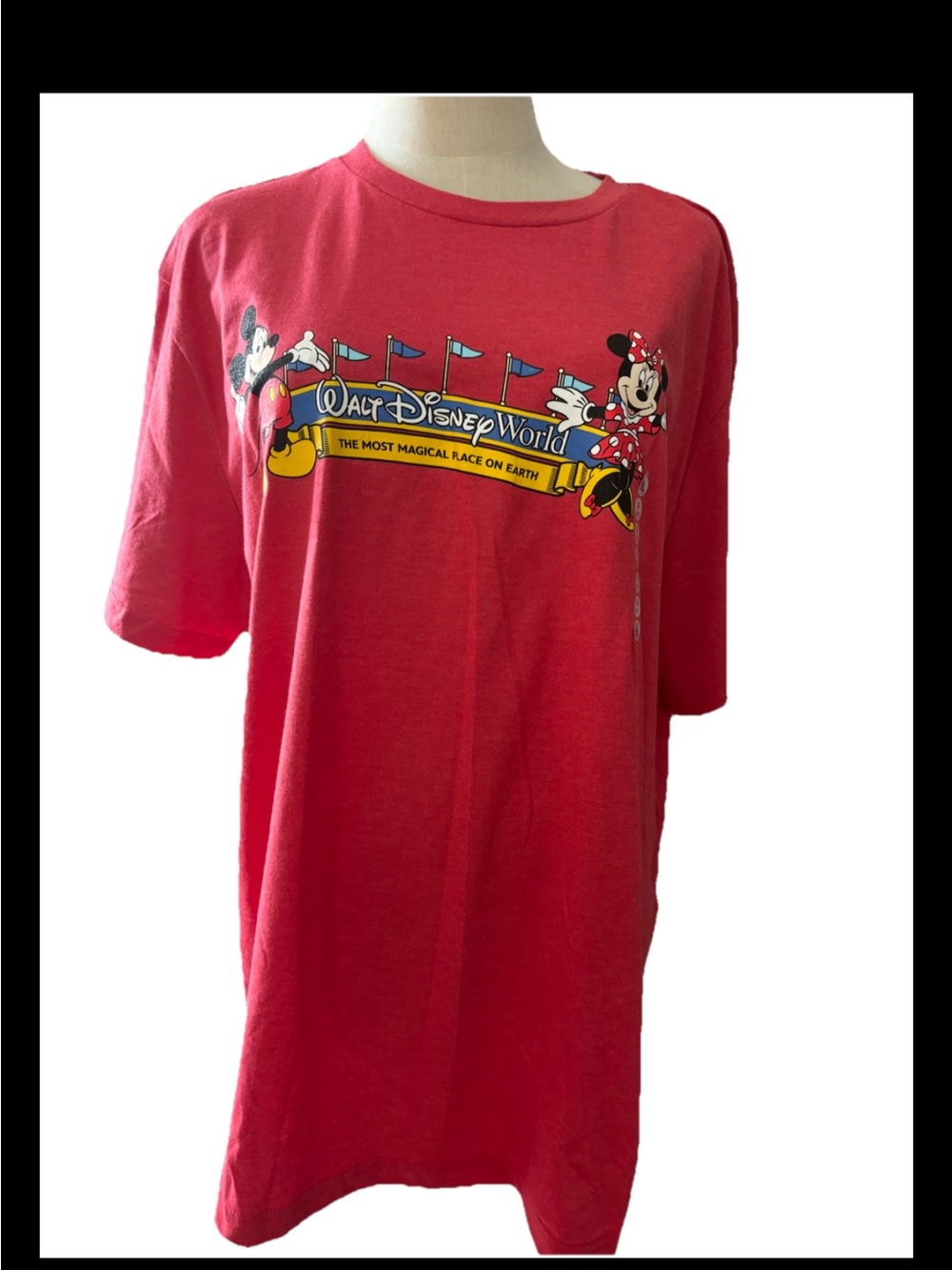 Disney Walt Disney World Mickey Minnie The Most Magical Place Adult XL Shirt,